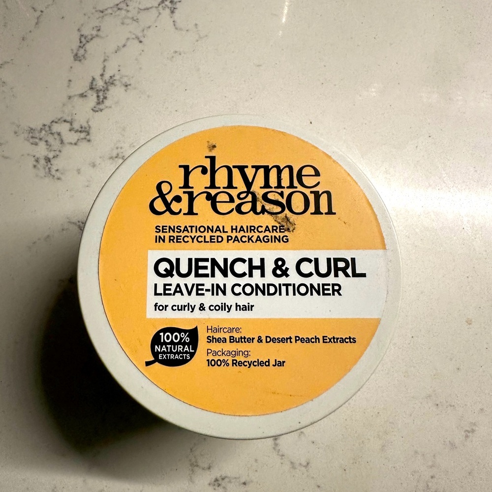 Rhyme and Reason Quench Curl Leave-In Conditioner 
Brand New
